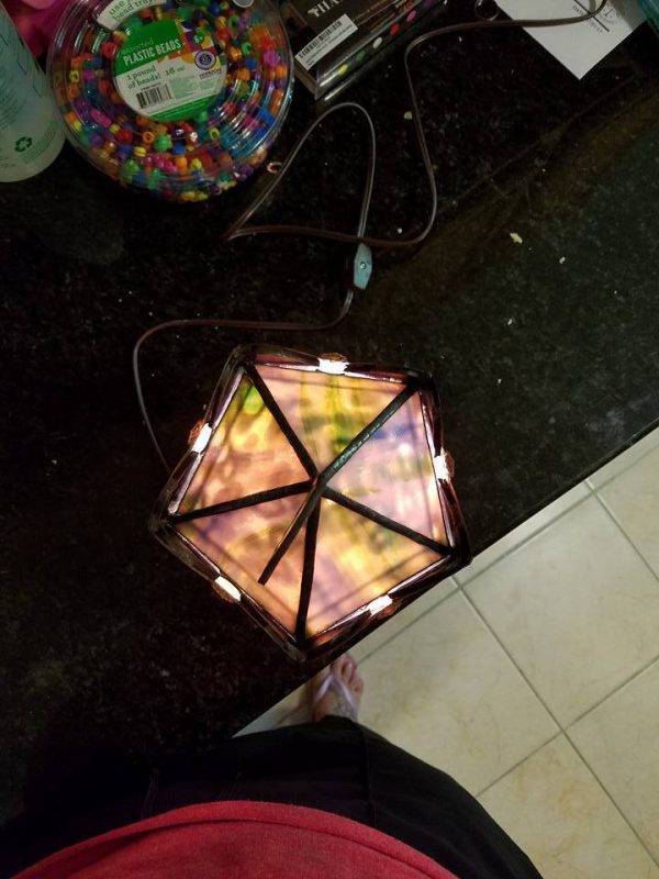 3D Stained Glass Carousel Light - Image 2