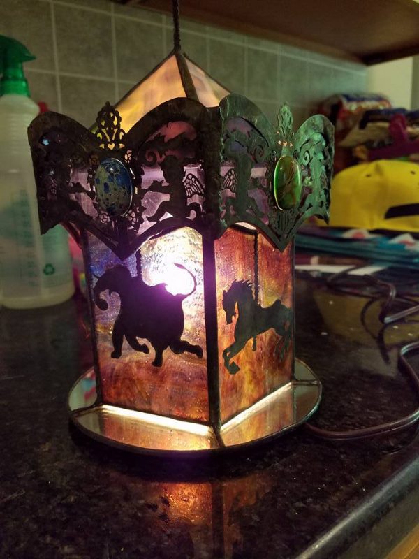 3D Stained Glass Carousel Light - Image 10