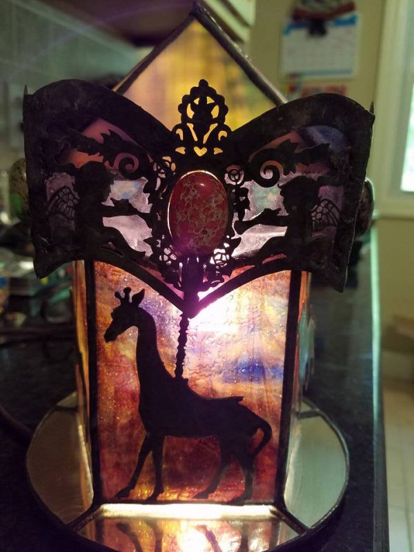 3D Stained Glass Carousel Light - Image 4