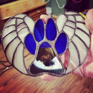 Stained Glass Personalized Pet Memorial