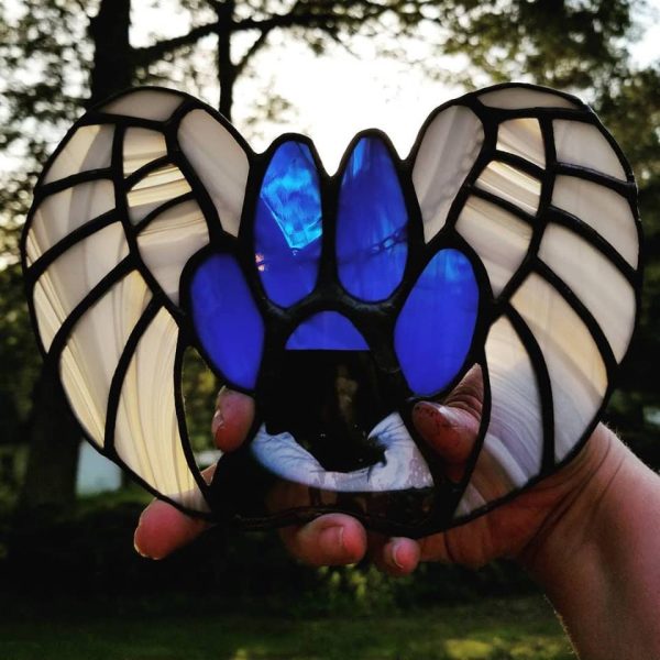 Stained Glass Personalized Pet Memorial - Image 3