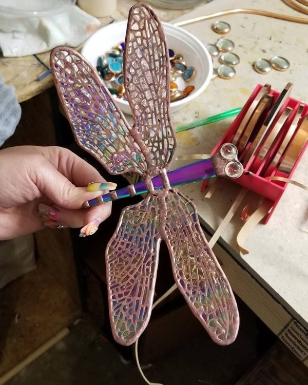 Stained Glass Dragonfly - Image 4