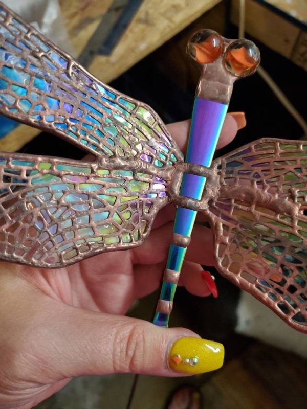 Stained Glass Dragonfly - Image 6