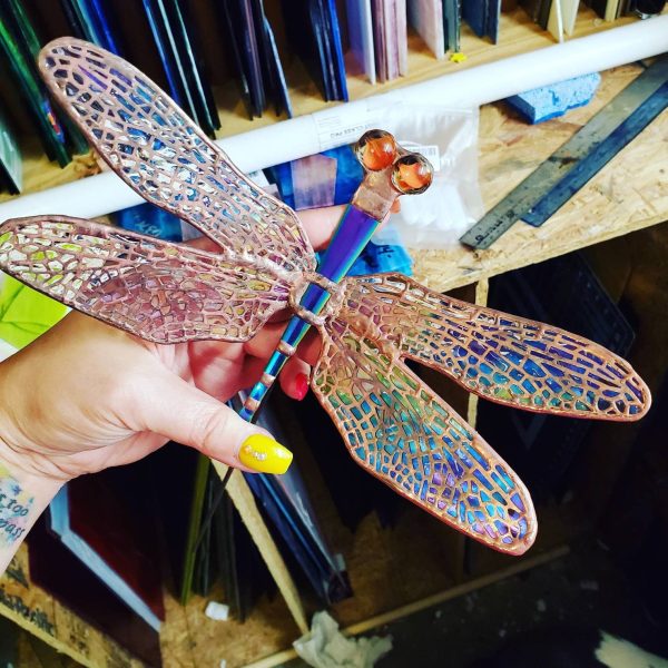 Stained Glass Dragonfly - Image 5