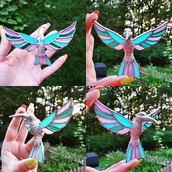 Full Size Cast Hummingbird with Customizable Wings and Tail. - Image 7