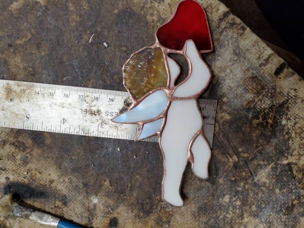 Stained Glass Cupid Suncatcher - Image 4