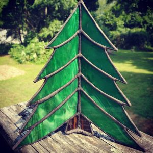 3D Stained Glass Christmas Tree