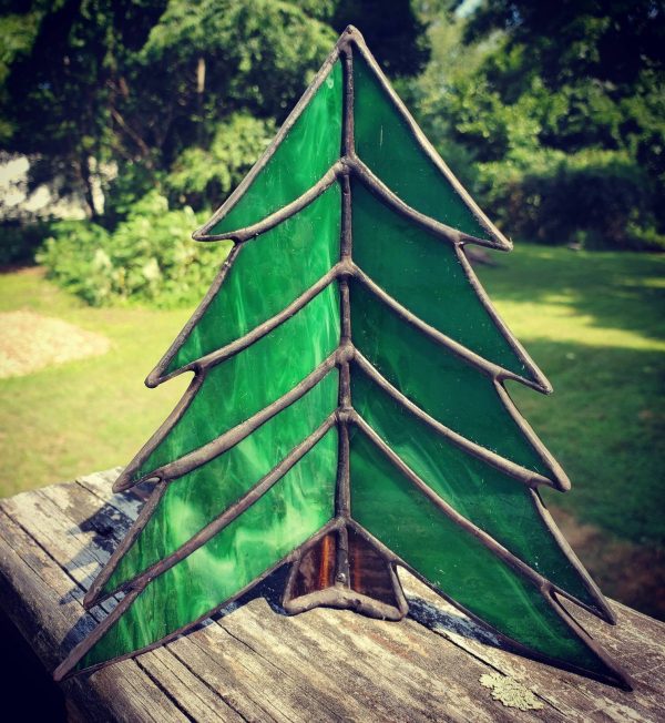 3D Stained Glass Christmas Tree