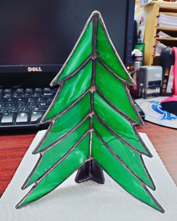 3D Stained Glass Christmas Tree - Image 2