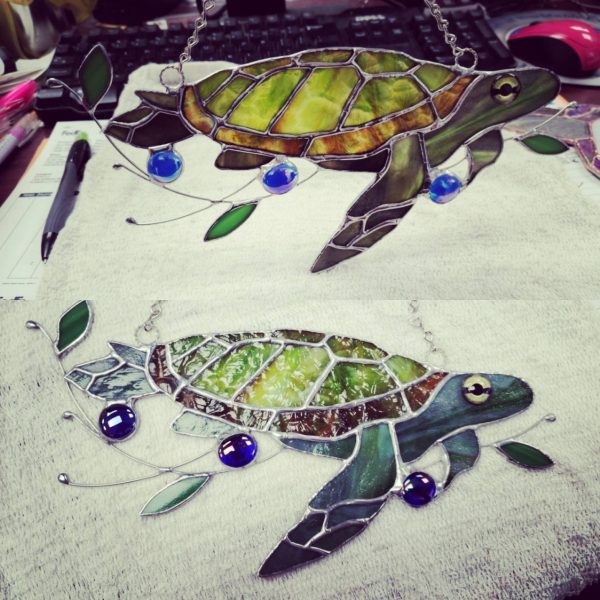 Stained Glass Sea Turtle - Image 4