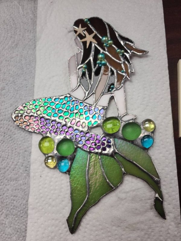 Stained Glass Mermaid