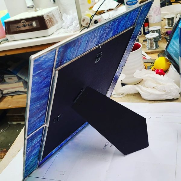Custom Made Stained Glass 8x10 Picture Frame - Image 3
